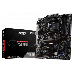 Материнская плата MSI B450-A PRO (sAM4, AMD B450) + Ryzen 3000 Gen Ready