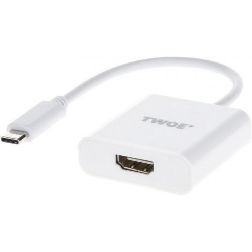 Купити Кабель 2E USB Type-C-HDMI F/M 0.15m v1.4 (2EW-2459) - ціна в Києві, Львові, Вінниці, Хмельницькому, Франківську, Україні | інтернет-магазин TELEMART.UA фото
