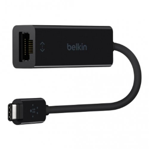 Купить Адаптер Belkin USB Type-C to Gigabit RJ45 (F2CU040btBLK) Black - цена в Харькове, Киеве, Днепре, Одессе
в интернет-магазине Telemart фото