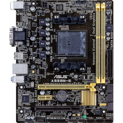 Продать Материнская плата Asus A55BM-E (sFM2+, AMD A55) по Trade-In интернет-магазине Телемарт - Киев, Днепр, Украина фото