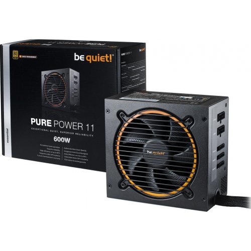 Продати Блок живлення Be Quiet! Pure Power 11 600W CM (BN298) за Trade-In у інтернет-магазині Телемарт - Київ, Дніпро, Україна фото