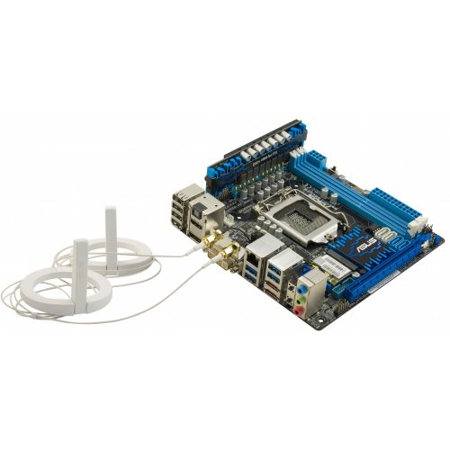 Продати Материнська плата Asus P8Z77-I DELUXE (s1155, Intel Z77) за Trade-In у інтернет-магазині Телемарт - Київ, Дніпро, Україна фото
