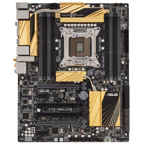 Продати Материнська плата Asus X79-DELUXE (s2011, Intel X79) за Trade-In у інтернет-магазині Телемарт - Київ, Дніпро, Україна фото