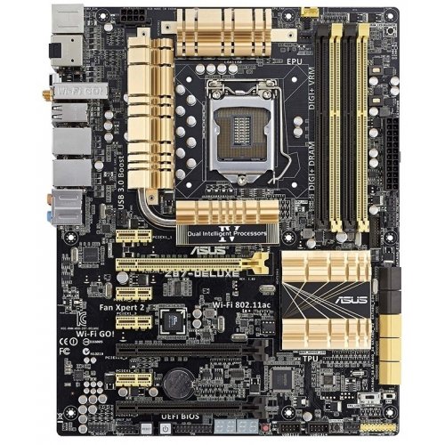 Продати Материнська плата Asus Z87-DELUXE (s1150, Intel Z87) за Trade-In у інтернет-магазині Телемарт - Київ, Дніпро, Україна фото