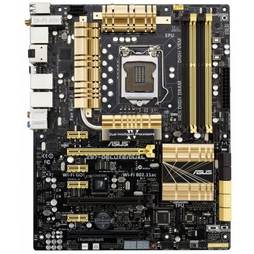 Продати Материнська плата Asus Z87-DELUXE/DUAL (s1150, Intel Z87) за Trade-In у інтернет-магазині Телемарт - Київ, Дніпро, Україна фото
