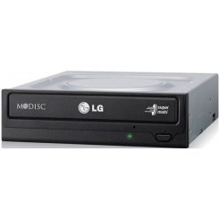 Оптичний привід LG SATA DVD±R/RW 24x (GH24NSBO) Black