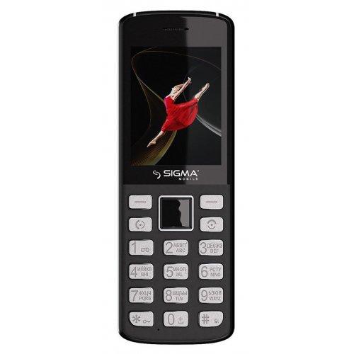 Купить Мобильный телефон Sigma mobile X-Style 24 Onyx Grey - цена в Харькове, Киеве, Днепре, Одессе
в интернет-магазине Telemart фото
