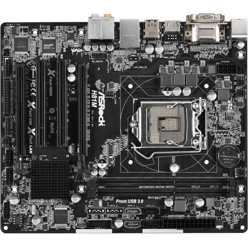 Продати Материнська плата AsRock H81M (s1150, Intel H81) за Trade-In у інтернет-магазині Телемарт - Київ, Дніпро, Україна фото