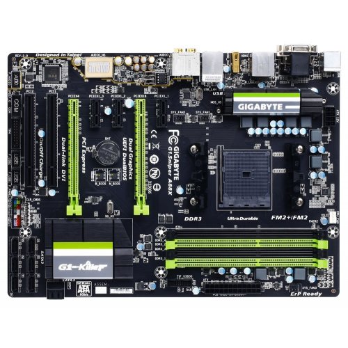 Продать Материнская плата Gigabyte G1.Sniper A88X (FM2+, AMD A88X) по Trade-In интернет-магазине Телемарт - Киев, Днепр, Украина фото