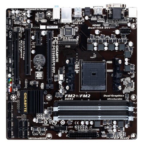 Продати Материнська плата Gigabyte GA-F2A88XM-D3H (FM2+, AMD A88X) за Trade-In у інтернет-магазині Телемарт - Київ, Дніпро, Україна фото