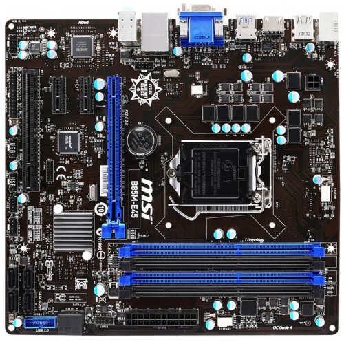 Продати Материнська плата MSI B85M-E45 (s1150, Intel B85) за Trade-In у інтернет-магазині Телемарт - Київ, Дніпро, Україна фото