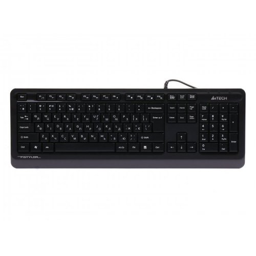 Фото Клавиатура A4Tech Fstyler FK10 Sleek Media Comfort Black/Grey