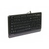 Фото Клавіатура A4Tech Fstyler FK10 Sleek Media Comfort Black/Grey