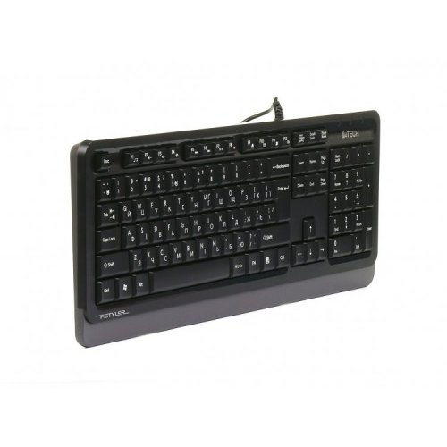 Фото Клавіатура A4Tech Fstyler FK10 Sleek Media Comfort Black/Grey