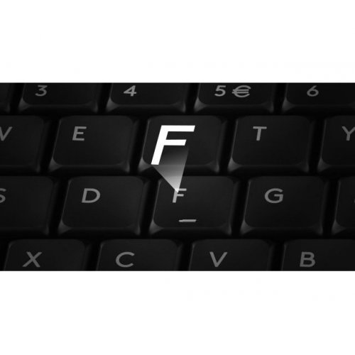 Фото Клавіатура A4Tech Fstyler FK10 Sleek Media Comfort Black/Grey