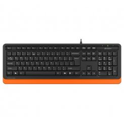 Клавіатура A4Tech Fstyler FK10 Sleek Media Comfort Black/Orange