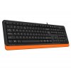 Фото Клавиатура A4Tech Fstyler FK10 Sleek Media Comfort Black/Orange