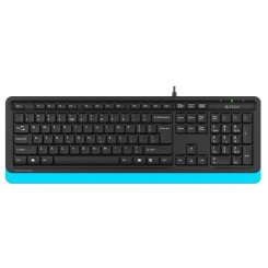 Клавіатура A4Tech Fstyler FK10 Sleek Media Comfort Black/Blue