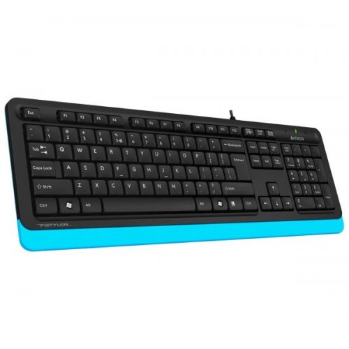 Photo Keyboard A4Tech Fstyler FK10 Sleek Media Comfort Black/Blue