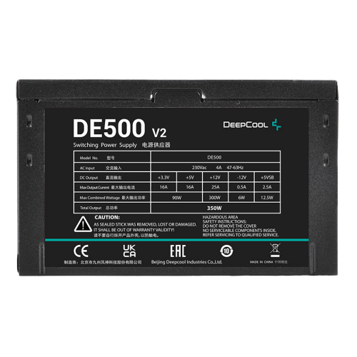 Photo Deepcool DE500 V2 350W (DP-DE500US-PH)