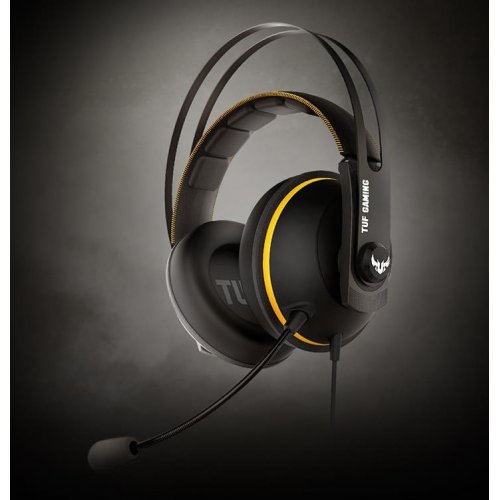 Фото Навушники Asus TUF Gaming H7 Core (90YH01RY-B1UA00) Black/Yellow