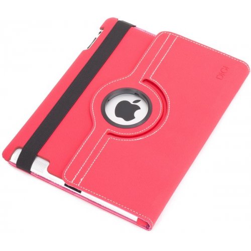 Чехол DIGI iPad - Rotation Book Jacket Pink купити в Україні | Telemart фото
