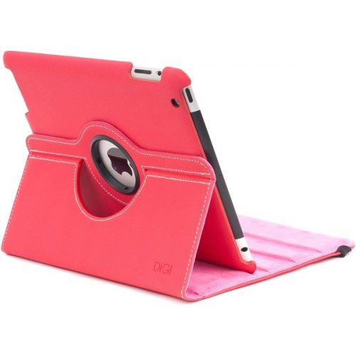 Чехол DIGI iPad - Rotation Book Jacket Pink купити в Україні | Telemart фото