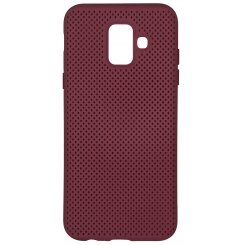 Чехол 2E для Samsung Galaxy A6 (A600) Dots (2E-G-A6-JXDT-M) Marsala