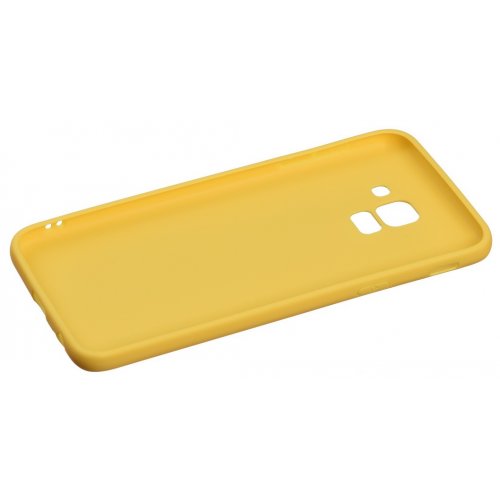 Чохол 2E Basic для Samsung Galaxy J6 2018 (J600) Soft touch (2E-G-J6-18-NKST-MS) Mustard купити в Україні | Telemart фото