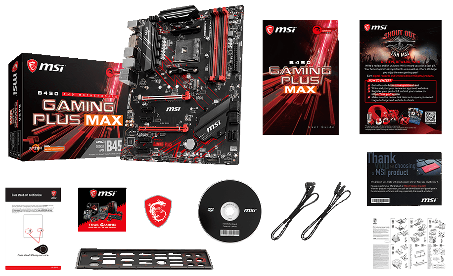 Материнская плата MSI B450 GAMING PLUS MAX (sAM4, AMD B450) купить с ...