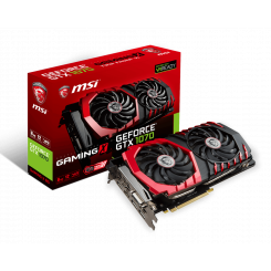 Уценка видеокарта MSI GeForce GTX 1070 Gaming X 8192MB (GTX 1070 GAMING X 8G) (После ремонта, 170262)