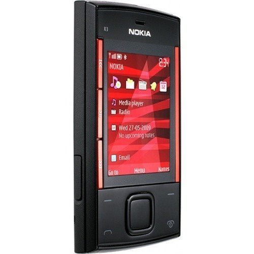 Купить Мобильный телефон Nokia X3-00 Black Red - цена в Харькове, Киеве, Днепре, Одессе
в интернет-магазине Telemart фото