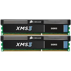 Фото Corsair DDR3 8GB (2x4GB) 1600Mhz XMS3 (CMX8GX3M2A1600C9)