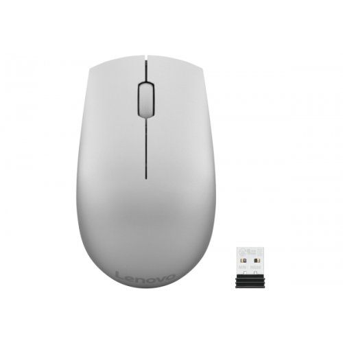 Купить Мышка Lenovo 520 Wireless (GY50T83716) Platinum/Black - цена в Харькове, Киеве, Днепре, Одессе
в интернет-магазине Telemart фото