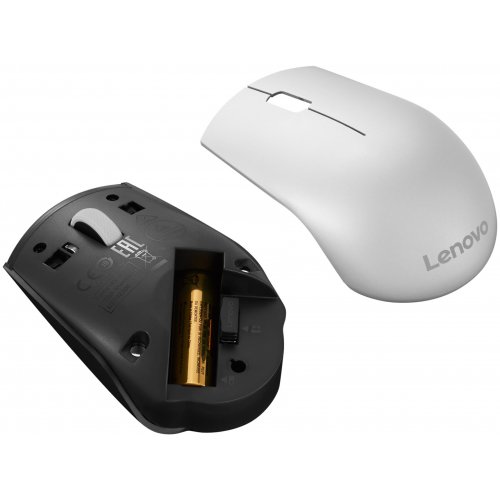 Купить Мышка Lenovo 520 Wireless (GY50T83716) Platinum/Black - цена в Харькове, Киеве, Днепре, Одессе
в интернет-магазине Telemart фото