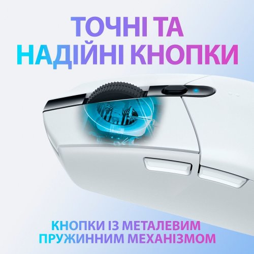 Мышка Logitech G305 Lightspeed (910-005291) White купить в Украине: Киев, Днепр, Харьков, Одесса  | Низкая цена, отзывы, характеристики от TELEMART фото
