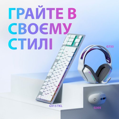 Мышка Logitech G305 Lightspeed (910-005291) White купить в Украине: Киев, Днепр, Харьков, Одесса  | Низкая цена, отзывы, характеристики от TELEMART фото