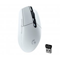 Миша Logitech G305 Lightspeed (910-005291) White / 12000 DPI / 1000 Гц / Hero