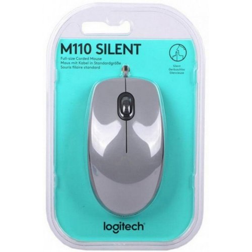 Photo Mouse Logitech M110 Silent (910-005490) Mid Grey