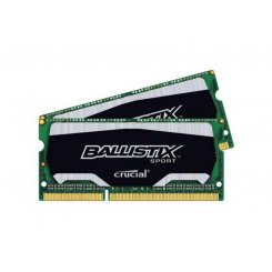 ОЗП Crucial SODIMM DDR3 16GB (2x8GB) 1866Mhz Ballistix Sport (BLS2C8G3N18AES4CEU)