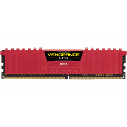 Фото ОЗП Corsair DDR4 32GB (2x16GB) 2666Mhz Vengeance LPX Red (CMK32GX4M2A2666C16R)