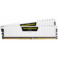 Фото Corsair DDR4 32GB (2x16GB) 3200Mhz Vengeance LPX White (CMK32GX4M2B3200C16W)