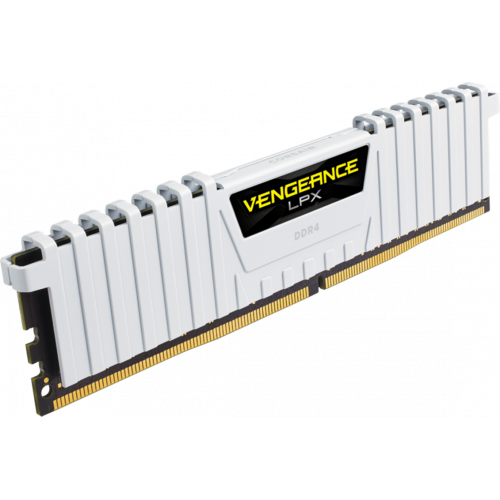 Фото ОЗУ Corsair DDR4 32GB (2x16GB) 3200Mhz Vengeance LPX White (CMK32GX4M2B3200C16W)