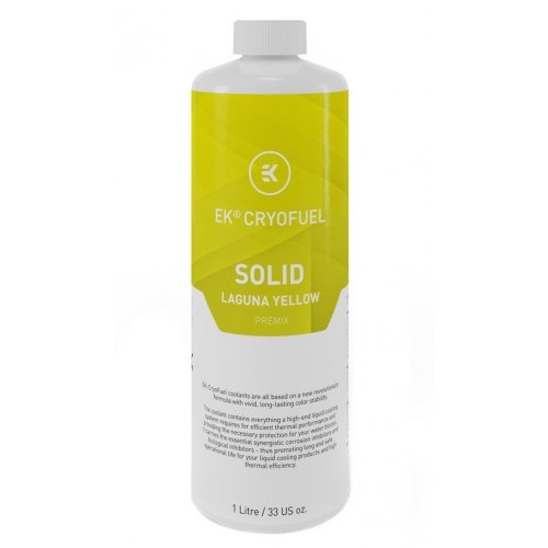 Купить Охлаждающая жидкость EKWB EK-CryoFuel Solid (Premix 1000 ml) (3831109880319) Laguna Yellow - цена в Харькове, Киеве, Днепре, Одессе
в интернет-магазине Telemart фото