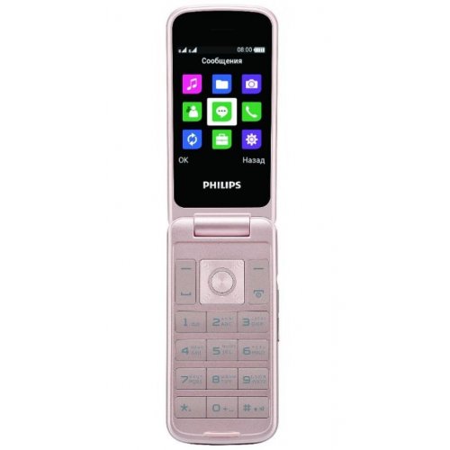 Купить Мобильный телефон Philips Xenium E255 Dual Sim White - цена в Харькове, Киеве, Днепре, Одессе
в интернет-магазине Telemart фото