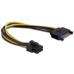 Переходник питания Cablexpert SATA to ATX 6pin 0.2m (CC-PSU-SATA)