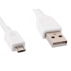 Кабель Cablexpert USB 2.0-microUSB 1m Premium (CCP-mUSB2-AMBM-W-1M) White