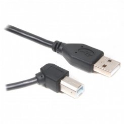 Кабель Cablexpert USB 2.0 USB 2.0 AM-BM 1.8m Premium angled (CCP-USB2-AMBM90-6)