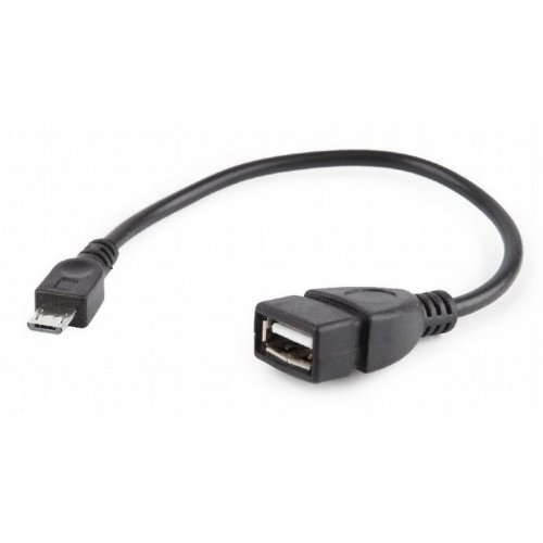 

Кабель Cablexpert USB OTG AF-Micro BM 0.15m (A-OTG-AFBM-03) Black