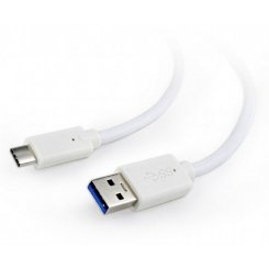 Кабель Cablexpert USB 3.0-USB Type-C AM-CM 3A 36W 1.8m (CCP-USB3-AMCM-6-W) White
